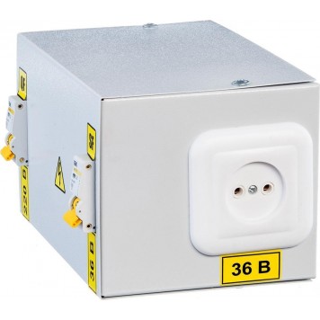 Ящик с понижающим трансформатором IEK 36 В для устройств, работающих от переменного напряжения IEK ЯТП 0.25 220/36B MTT12-036-0250 -1
