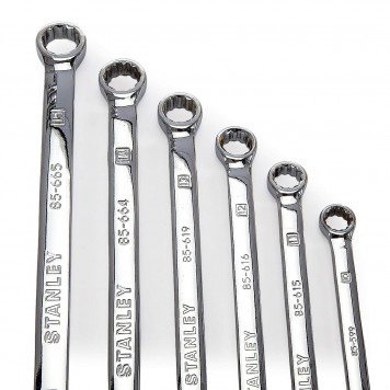 Набор STANLEY 4-94-646 из 6 удлиненных рожково-накидных гаечных ключей -2