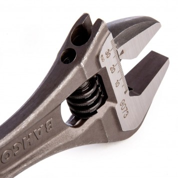 Разводной шведский ключ BAHCO 9073 Heavy Duty с увеличенной длиной для силовых нагрузок (длинный рычаг),  308 мм.-1