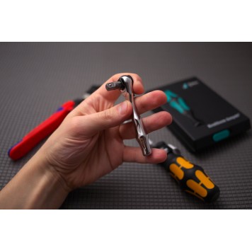 Комплект WERA WE-073230 - трещотка 8001 A Zyklop Mini + адаптер 1/4"  -5