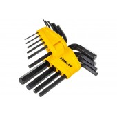 Набор шестигранных ключей STANLEY 1,5-10 мм (10 шт.) CR-V