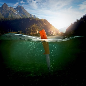 Спасательный плавающий нож BAHCO 1446-FLOAT с флуоресцентной рукояткой -6