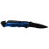 Складной нож Gedore Blue SB 6952-00 (3100464) со стропорезом и стеклобоем, 203 мм., в комплекте чехол