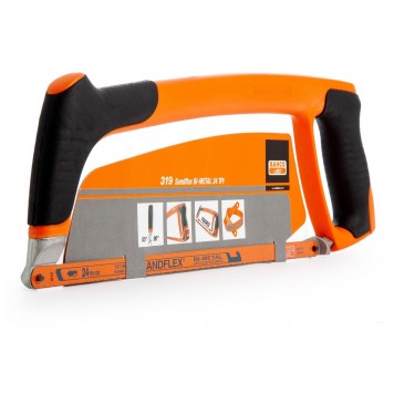 Ножовка по металлу BAHCO 319, 300 мм, полотно 24 зуба на дюйм -5