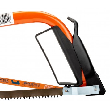 Лучковая пила + ножовка по металлу BAHCO 9-12-51/3806-KP - Два полотна: по дереву (Sandcut) и металлу (Sandflex)-2