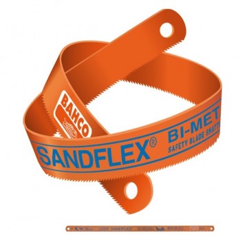 Биметаллическое полотно BAHCO 3906-300-24 Sandflex, 24 зуб/дюйм, для ручных ножовок по металлу. -1