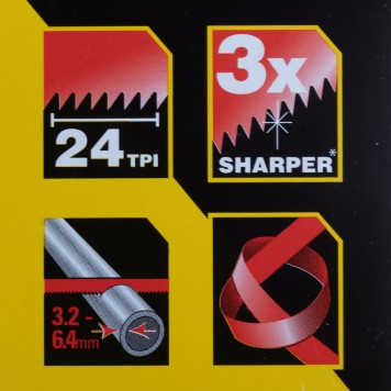 Биметаллические полотна (2 шт.) по металлу STANLEY FMHT0-20195 Fatmax, 300 мм 24 зуб/дюйм -2