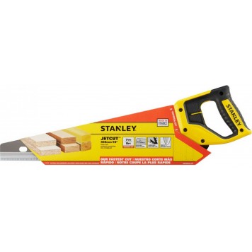Ножовка STANLEY 2-15-283 JETCUT™ (450 мм) c закаленным зубом с трехсторонней заточкой "Jet-Cut"-2