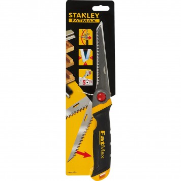 Ножовка складная STANLEY FMHT0-20559 по дереву/гипсокартону/пластику. Фиксация 90°, 135° и 180°-6