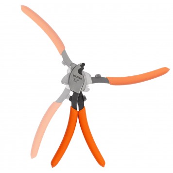 Кабелерез BAHCO 2233D-200 для зачистки и резки кабеля с пластиковыми ручками-3