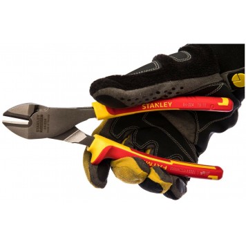 Диэлектрические бокорезы (кусачки) STANLEY 0-84-004 FatMax, 200 мм VDE 1000V. Made in France-2