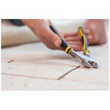 Бокорезы Stanley 0-89-861 FatMax с изогнутой формой для работы в труднодоступных местах  | 200 мм | Made in France-5