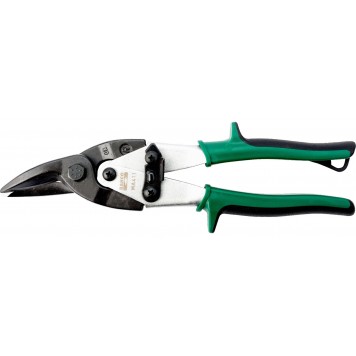 Ножницы по металлу BAHCO MA411 для прямого, правого реза и круглых отверстий