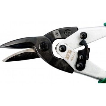 Ножницы по металлу BAHCO MA411 для прямого, правого реза и круглых отверстий-3