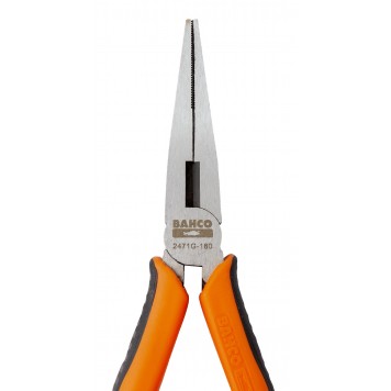 Плоскогубцы с удлиненными губками BAHCO 2471G-160 для захвата плоских деталей-4