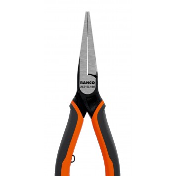 Плоскогубцы BAHCO 2421G-160 Ergo с плоскими удлиненными губками для захвата плоских деталей, 160 мм.-4