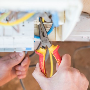 Диэлектрические длинногубцы STANLEY 0-84-006 FatMax, 160 мм VDE 1000V. Made in France-3
