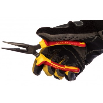 Диэлектрические длинногубцы STANLEY 0-84-006 FatMax, 160 мм VDE 1000V. Made in France-1