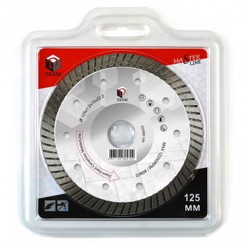 Алмазный диск DIAM 000592 (125 мм) для керамогранита, керамики, глазированной плитки -2