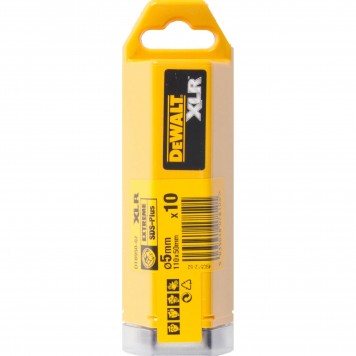 Набор из 10-и буров SDS-plus DEWALT DT8950-QZ XLR® (Ø=5 мм, 110х50 мм) Made in Germany-1
