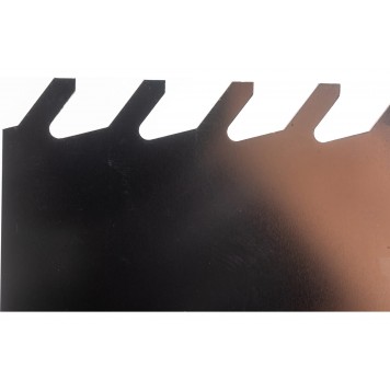 Зубчатая гладилка с косым зубом KUBALA 0487 для безпустотной укладки крупноформатной плитки.  Нержавеющая сталь-5