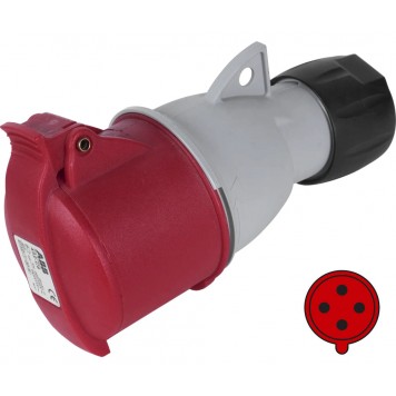 Силовая переносная розетка ABB 316-C6 (316EC6) Easy&Safe, 380 В, IP44