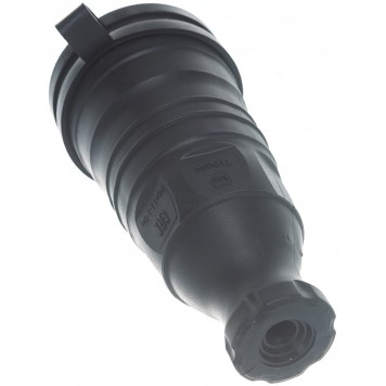 Розетка переносная с защитной крышкой IEK ОМЕГА РБп13-1-0м IP44, с заземлением, для кабеля 2,5 мм²-3