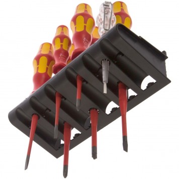 Набор отвёрток WERA WE-006480 VDE с зауженным стержнем и защитной изоляцией -2