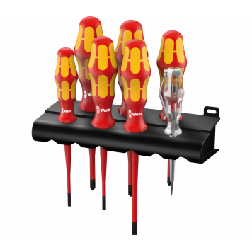Набор отвёрток WERA WE-006480 VDE с зауженным стержнем и защитной изоляцией 