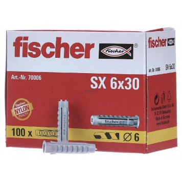 Дюбель Fischer 70006 SX 6X30, 100 шт. Made in Germany-4