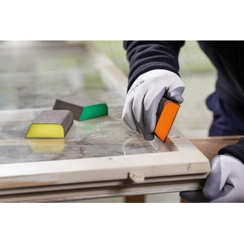 Набор абразивных губок Bosch 2608621252 для обработки деревянных фигурных поверхностей, 3 шт. Made in UK-2