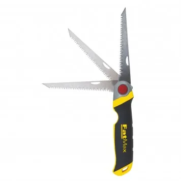 Ножовка складная STANLEY FMHT0-20559 по дереву/гипсокартону/пластику. Фиксация 90°, 135° и 180°